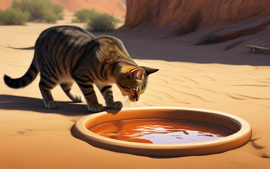 hoe lang kan een kat zonder water