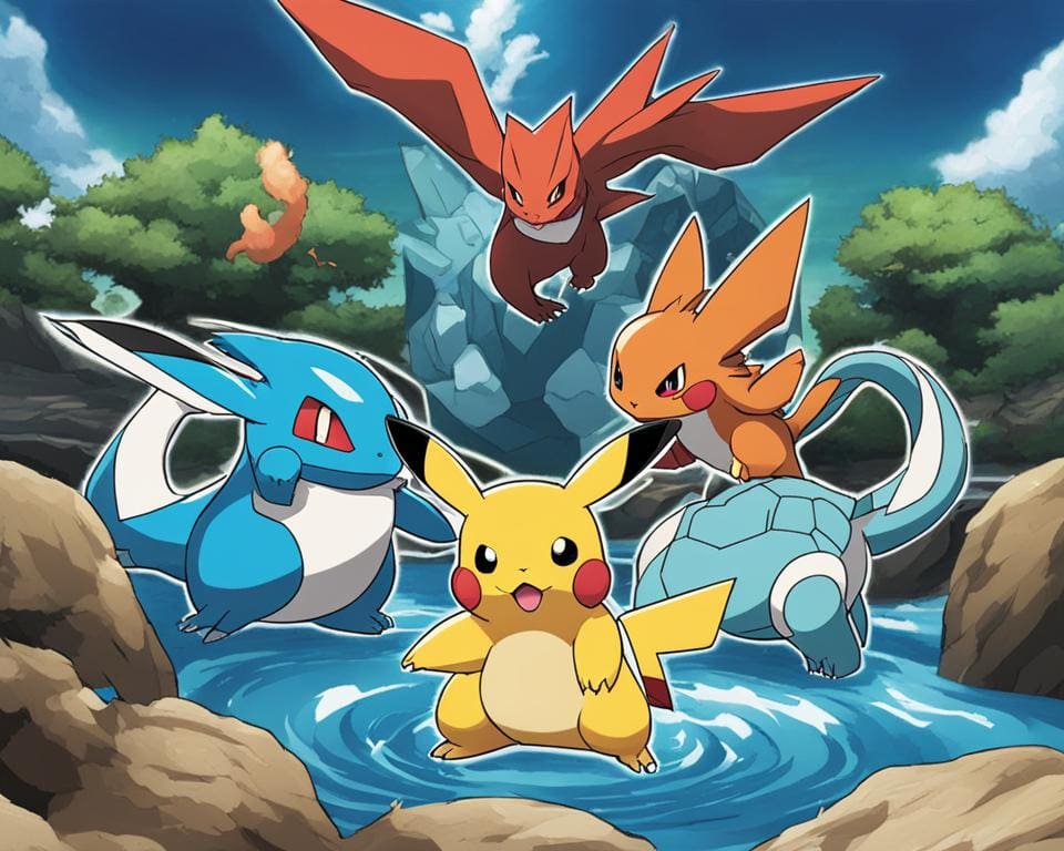 effectiviteit van pokemon types tegen water-types