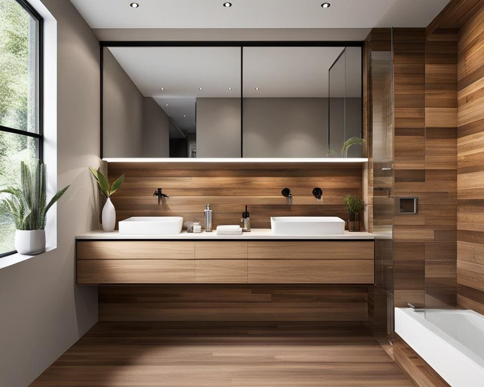hout voor badkamers