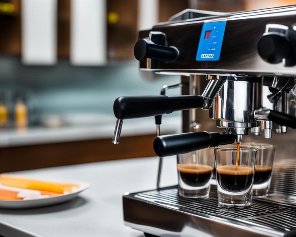 waterkwaliteitstest voor espressomachine