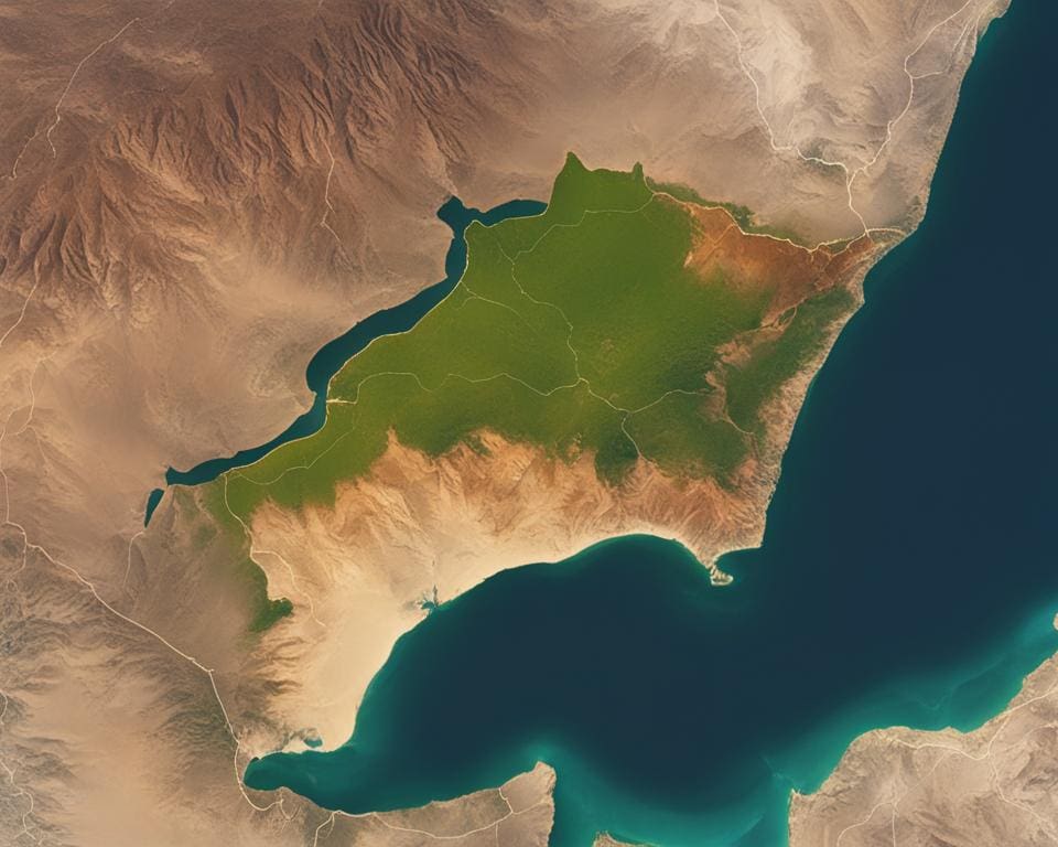 waterwegen in Jemen en Eritrea