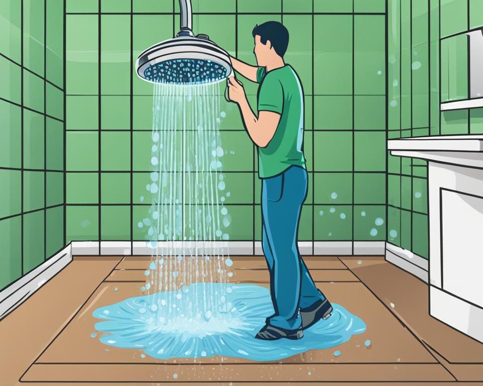 waterbesparing bij douche