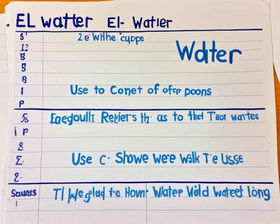 el water uitleg