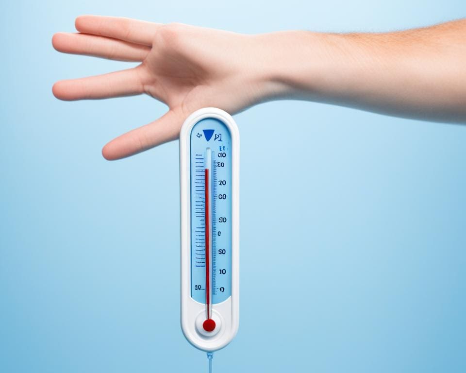 handwarm water temperatuur