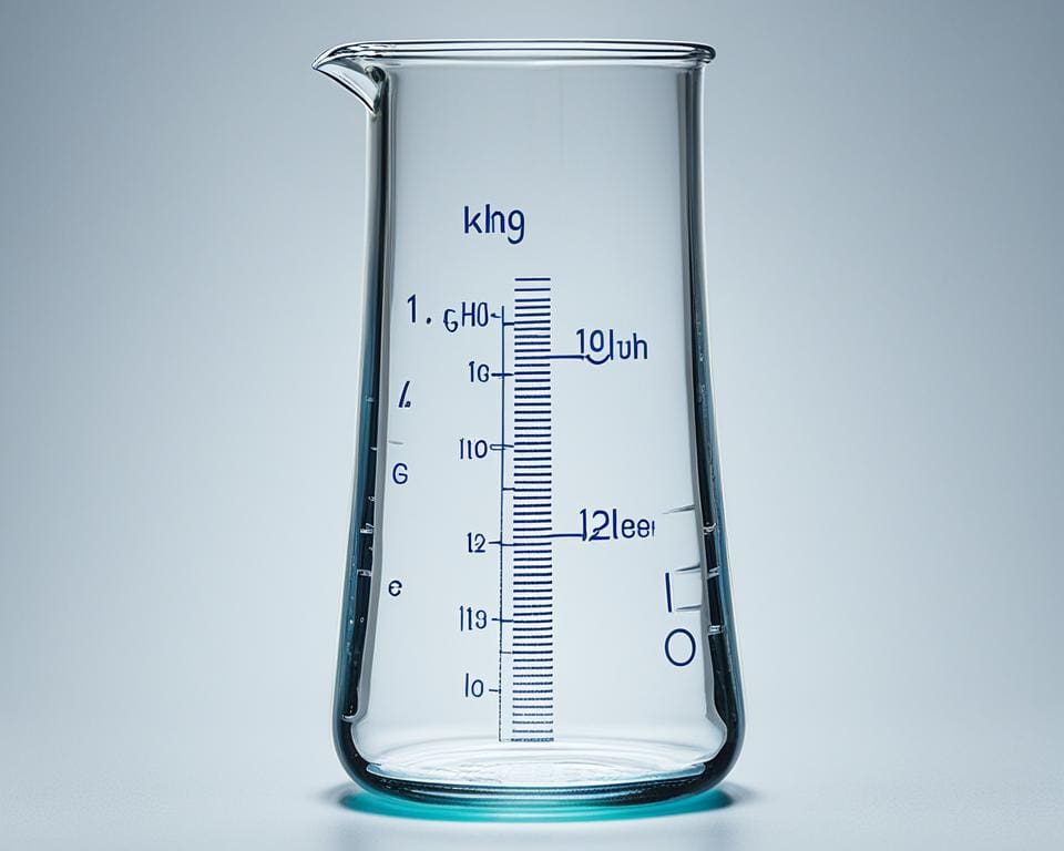 volume berekenen van een kilo water