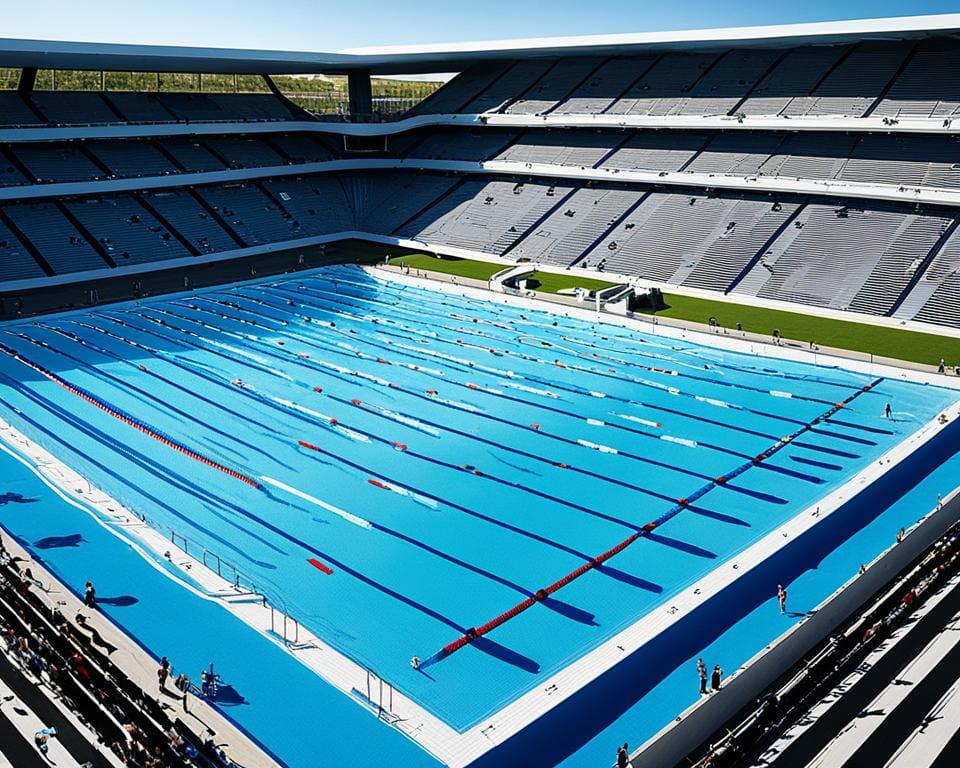 Hoeveel liter water is er in een olympisch zwembad?